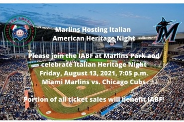 Marlins Celebrate Italian American Heritage Night with IABF - Italian  American Baseball Foundation