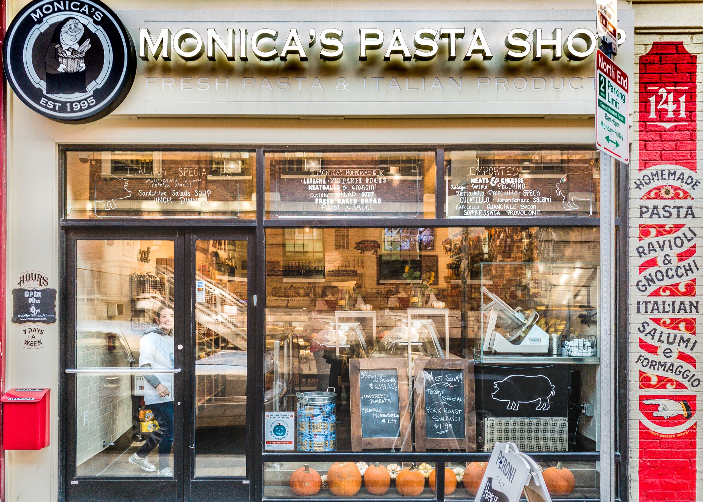 We The Italians  Monica's Pasta Shop Opens on Richmond Street in Boston's  North End