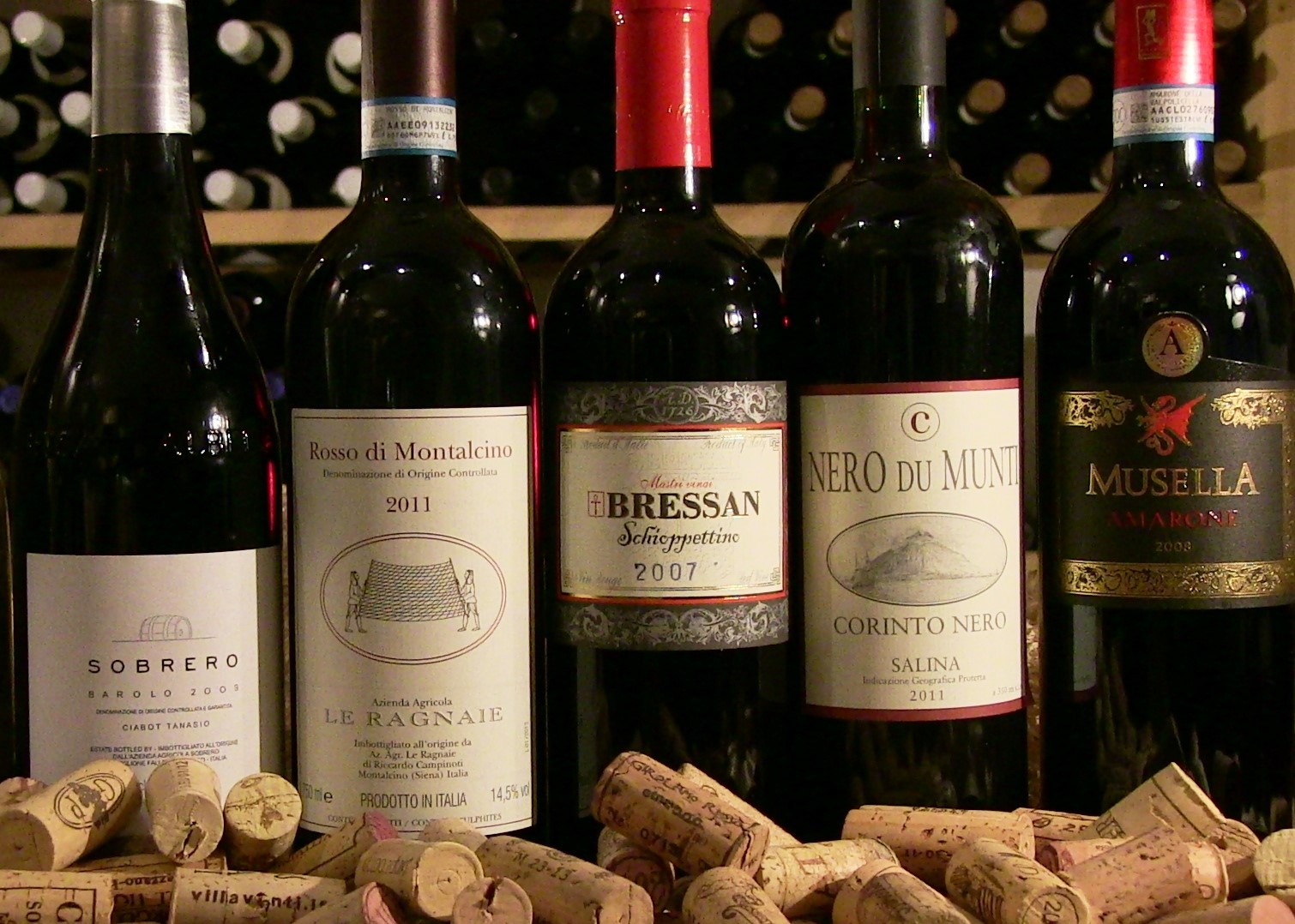 Italian wines dophc