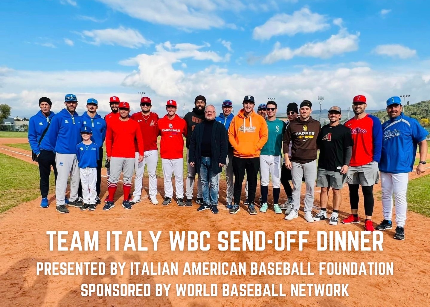 IABF Hosts Team Italy WBC Send Off Dinner in Arizona - Italian American  Baseball Foundation