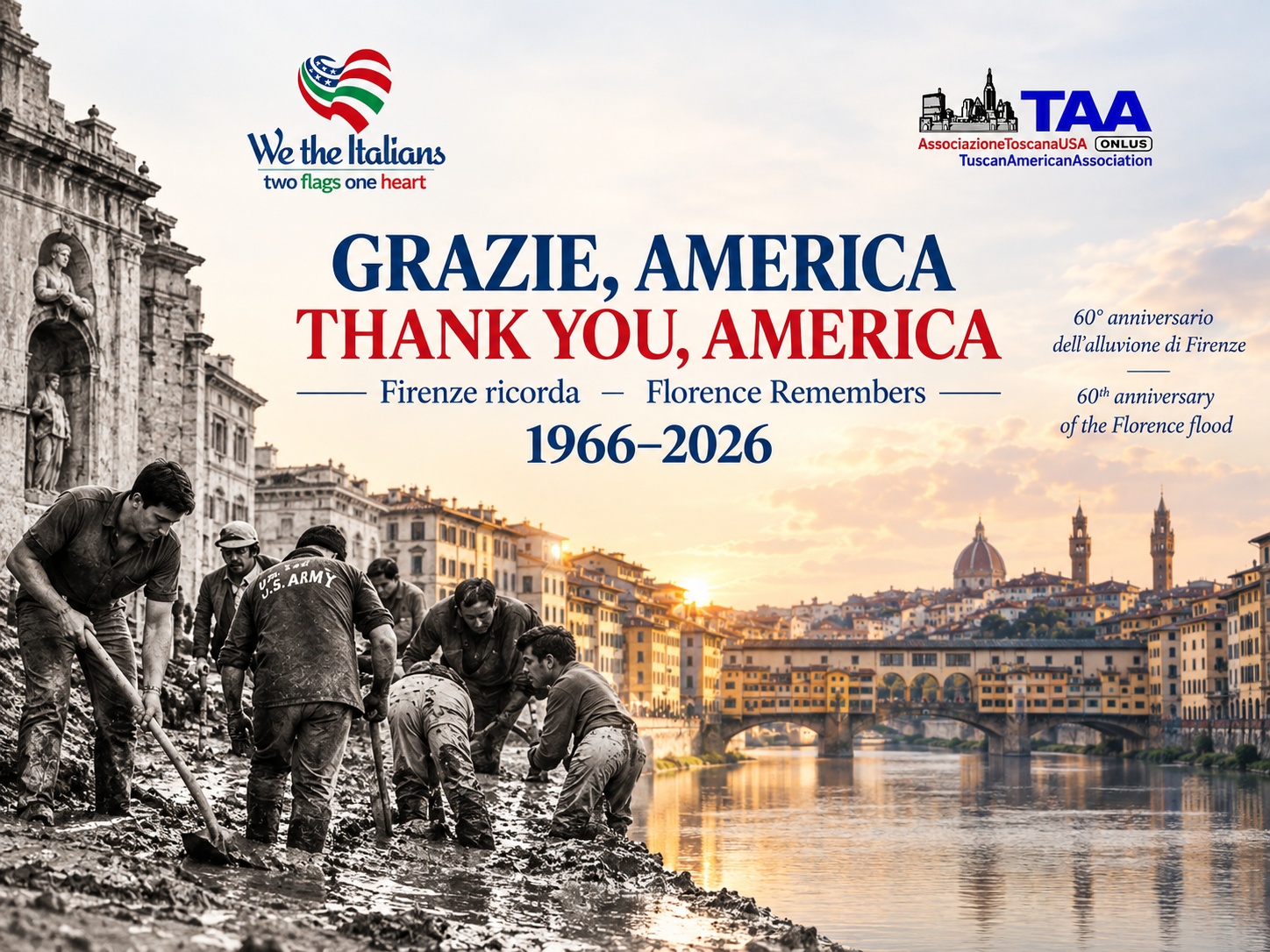 Firenze 60 Years - Grazie America - Thank You America