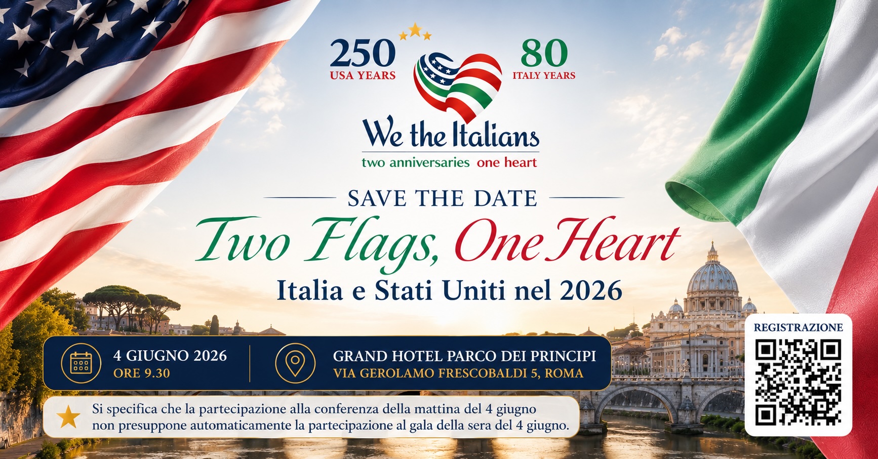 Conferenza We the Italians 2026