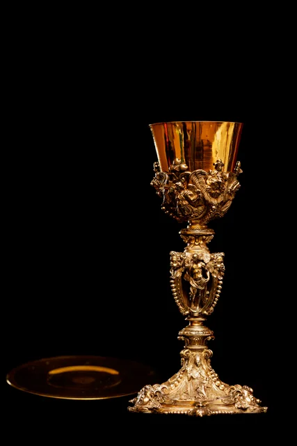 Calice e patena con stemma ecclesiastico, XVIII secolo